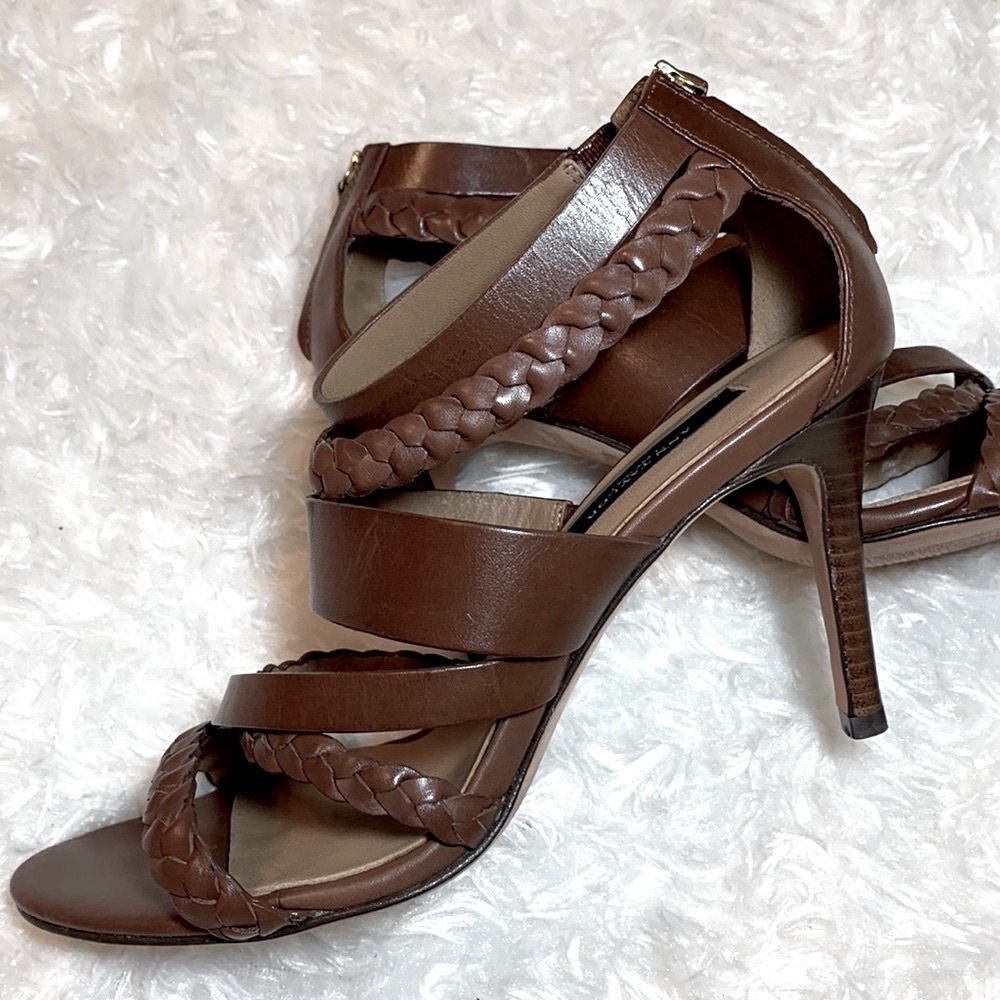 Ann Taylor Braided Strap Sandals